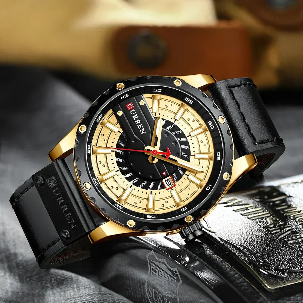 CURREN Watches Leather-8374